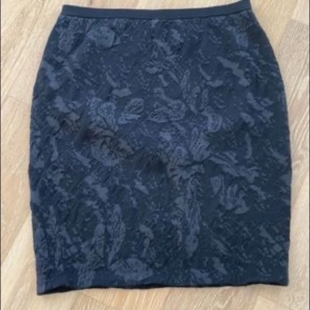 EILEEN FISHER Women’s Washable Wool Jacquard Pencil Textured Skirt Size M